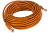 Патч-корд Lanmaster UTP, кат.5e, 10 м, RJ45-RJ45, оранжевый