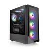 Корпус Thermaltake View 200 TG ARGB, Midi-Tower, без БП, черный