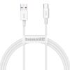 Кабель USB-USB Type-C, 2 м, белый Baseus Superior Series