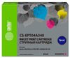 Картридж Cactus CS-EPT04A340, совместимый, пурпурный, для Epson