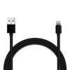 Кабель USB-Lightning 8-pin, 2 м, черный Jet.A JA-DC44
