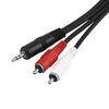 Кабель соединительный Jack 3.5mm(M) 2xRCA(M), 1.5 м, 5bites