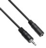 Кабель-удлинитель Jack 3.5mm(M) Jack 3.5mm(F), 1 м, Buro