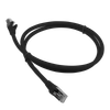 Патч-корд Lanmaster FTP, кат.6a, 2 м, RJ45-RJ45, черный