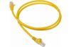 Патч-корд Lanmaster UTP, кат.5e, 1 м, RJ45-RJ45, желтый (LAN-PC45/U5E-1.0-YL)