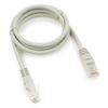 Патч-корд Cablexpert UTP, кат.5e, 1 м, RJ45-RJ45, серый (PP10-1M)