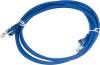 Патч-корд Lanmaster UTP, кат.5e, 2 м, RJ45-RJ45, синий (LAN-PC45/U5E-2.0-BL)