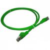 Патч-корд Lanmaster UTP, кат.5e, 0.5 м, RJ45-RJ45, зеленый (LAN-PC45/U5E-0.5-GN)