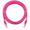 Патч-корд NETLAN UTP, кат.5e, 3 м, RJ45-RJ45, розовый 10 шт. (EC-PC4UD55B-BC-PVC-030-PK-10)