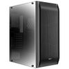 Корпус Ginzzu GL180, Midi-Tower, без БП, черный