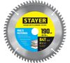 Пильный диск STAYER Multi Material, ⌀19 см x 3 см алюминий, пластик, дерево, ламинат