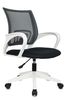 Кресло офисное Бюрократ CH W 696, черный/белый