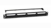 Патч-панель в шкаф 19" 1U, порты: 24xRJ-45 кат. 5e, Cabeus PL2-24-Cat.5e-Dual