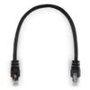 Патч-корд Cablexpert UTP, кат.6, 0.25 м, RJ45-RJ45, черный