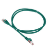 Патч-корд Lanmaster UTP, кат.6, 1 м, RJ45-RJ45, зеленый