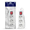 Удлинитель TOKOV ELECTRIC 3-розетки, 2 м
