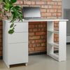 Компьютерный стол Brabix Scandi CD-016, белый