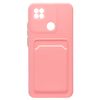 Чехол-накладка SC315 с картхолдером для смартфона Xiaomi Redmi 10A, розовый