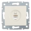 Розетка RJ-45 скрытый монтаж, 1 модуль, Lezard Karina