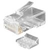 Коннектор RJ-45 8P8C Hyperline, 100 шт. (PLUG-8P8C-UV-C6-100)
