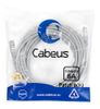 Патч-корд Cabeus SSTP, кат.6a, 10 м, RJ45-RJ45, серый (PC-SSTP-RJ45-Cat.6a-10m-LSZH)