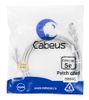 Патч-корд Cabeus UTP, кат.5e, 1.5 м, RJ45-RJ45, серый (PC-UTP-RJ45-Cat.5e-1.5m-LSZH)