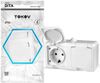 Розетка TOKOV ELECTRIC Dita, 2-х постовая, белый