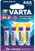 Батарея Varta Ultra,AAA (LR03), 1.5V, 4 шт
