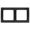 Рамка EKF Стокгольм EXM-G-303-30, 2-поста, черный