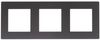 Рамка Simon 24, 3-поста, графит