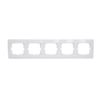 Рамка LEZARD Karina, 5-постов, белая