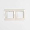 Рамка LEZARD Karina Life, 2-поста, кремовый