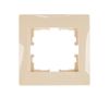 Рамка LEZARD Karina, 1-пост, кремовый