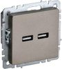 Розетка IEK Brite РЮ10-1-БрШ (BR-U21-D31-K37)