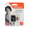 Карта памяти microSDHC GoPower 16Gb Class 10 UHS-I U3