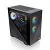 Корпус Thermaltake Divider 170 TG, Micro-Tower, без БП, черный