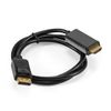 Кабель DisplayPort(20M)-HDMI(19M), 1 м, Exegate EX-CC-DP-HDMI-1.0