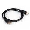 Кабель USB(Am)-USB(Bm), 1 м, черный, Exegate EX-CC-USB2-AMBM-1.0