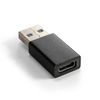Переходник (адаптер) USB-USB Type-C, черный Exegate EX-USB3-CFAM