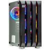 Корпус ExeGate Mistery R3-NPX600, Mini-Tower, 600 Вт, черный