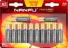 Батарея Nanfu AA (LR6), 1.5V, 12 шт