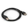 Кабель-удлинитель USB 2.0(Am)-USB 2.0(Af), 1.5 м, черный Exegate EX-CC-USB2-AMAF-1.5