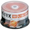 Диск Mirex DVD+R 4.7Gb, 16x, Cake Box (50 шт)