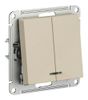 Выключатель Schneider Electric AtlasDesign ATN001253, 2кл., песочный