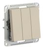 Выключатель Schneider Electric AtlasDesign ATN001231, 3кл., песочный