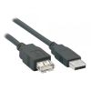 Кабель-удлинитель USB 2.0(Am)-USB 2.0(Af), 1 м, серый, Filum