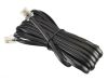 Патч-корд удлинитель Netko телефонный, 5 м, RJ11-RJ11, черный (TEC-05M-B-PB)