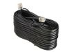 Патч-корд удлинитель Netko телефонный, 20 м, RJ11-RJ11, черный (TEC-20M-B-PB)