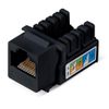 Вставка Keystone Cabeus KJ-RJ45-Cat.6-90-BK, RJ-45 / 110 cat.6 (KJ-RJ45-Cat.6-90-BK)