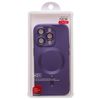 Чехол-накладка SM020 Matte SafeMag для смартфона Apple iPhone 15 Pro, фиолетовый